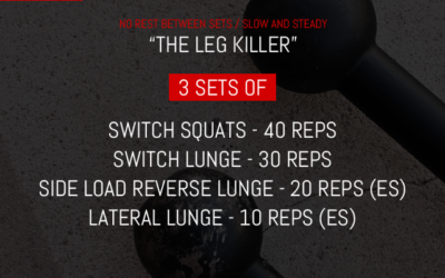 Steel Mace Workout for Legs