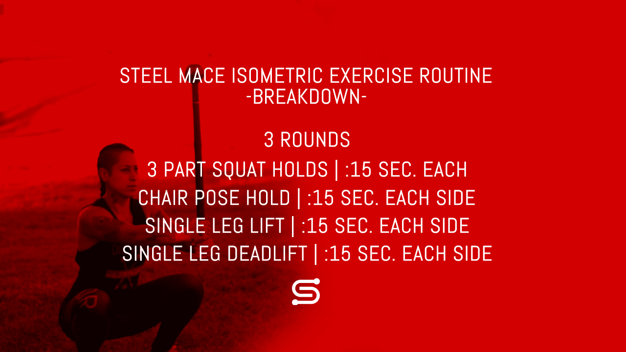 Steel Mace Isometric Workout