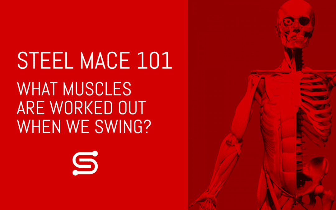 What muscles are worked out during the Steel Mace 360 and 10-to-2?